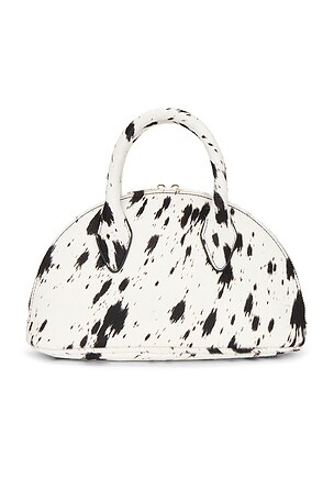 Studio Amelia Adler Top Handle Bag in Black,White