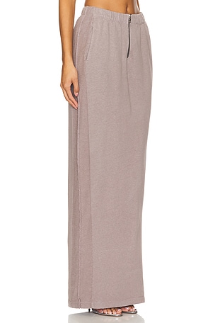 SAMI MIRO VINTAGE Porterhouse Maxi Skirt in Grey