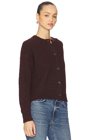 Sanctuary Boucle Cardigan in Burgundy. Size XS. Also