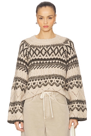 Fairisle Crew Neck Sweater Sanctuary