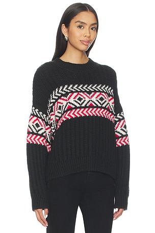 Sanctuary PULL enTARSIA en Noir