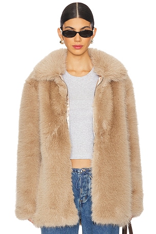 Carmen Faux Fur Coat Sanctuary