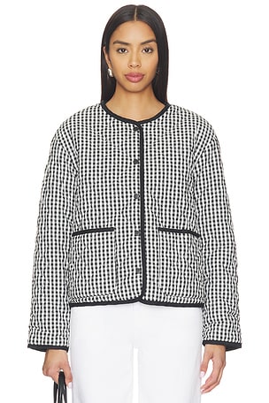 Sanctuary Rec Jacket in Black,White