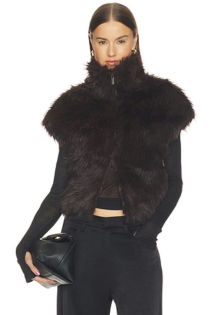 Silky Faux Fur Vest Sanctuary