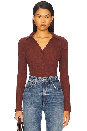 Long Sleeve Textured Top Sanctuary