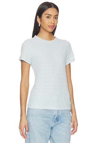 Sanctuary Pucker Up Perfect Tee in Baby Blue
