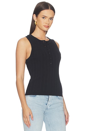 Sanctuary Back To Bare Tank Top in Black