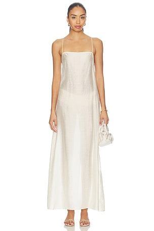 SOLAQUA The Camilla Dress in Ivory