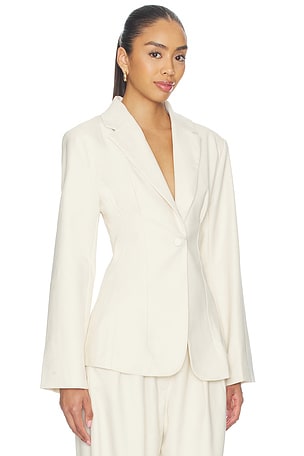 SOLAQUA The Emery Blazer in Ivory