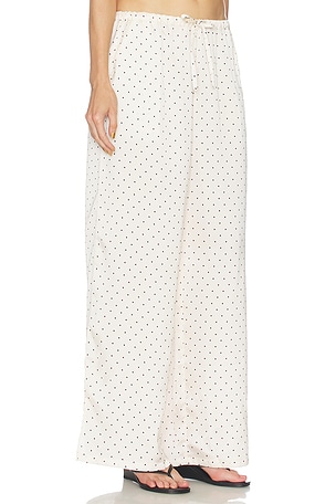 SOLAQUA The Giula Pants in Black & White