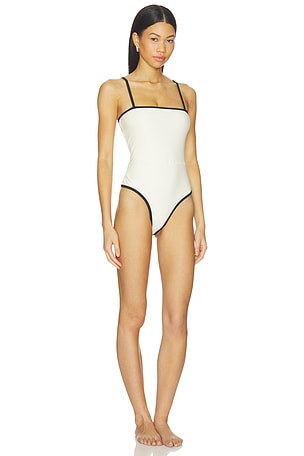 SOLAQUA Swim I One Piece in Black & White