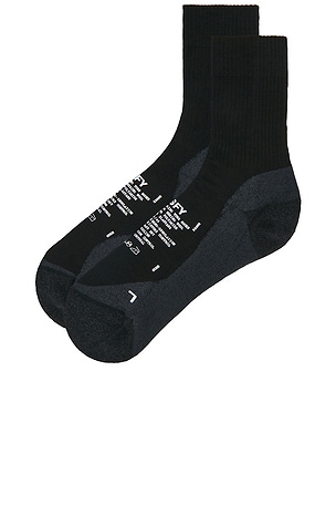 Satisfy Merino Nylon Tube Socks in Black
