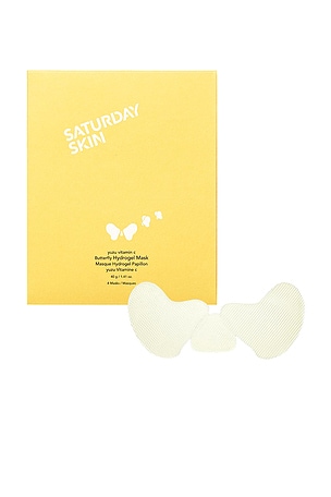 MASQUE VISAGE YUZU VITAMIN C BUTTERFLY HYDROGEL MASK 4 PACK Saturday Skin