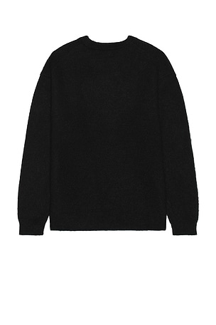 SATURDAYS NYC Fox Wool Knit Sweater in Black