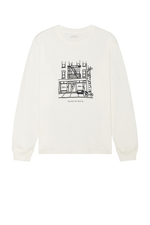 Cafe Standard Long Sleeve Tee SATURDAYS NYC