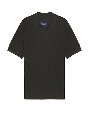 Alex Merino Wool Open Placket Polo SATURDAYS NYC