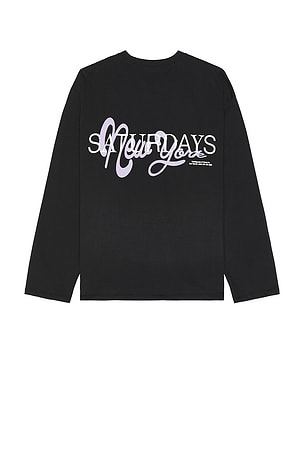 New York Brushed Relaxed Fit Long Sleeve Tee SATURDAYS NYC