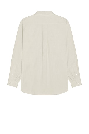 SATURDAYS NYC Chambray Work Shirt in Grey
