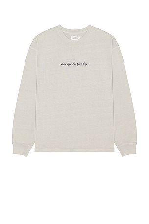 Heavy Weight Pigment Long Sleeve Tee SATURDAYS NYC