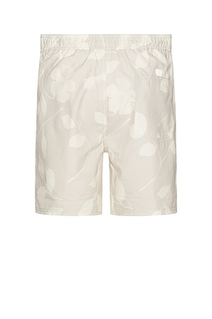 SATURDAYS NYC Timothy Floral Impressions Swim Short in Grey