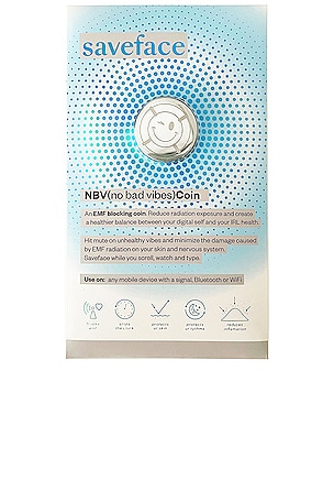 NBV(no bad vibes) Coin Anti-Radiation Blocking Decal SAVEFACE