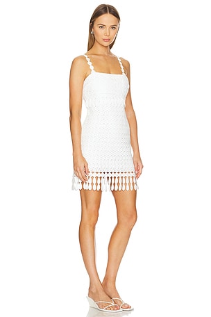 SAYLOR Caitriona Mini Dress in White