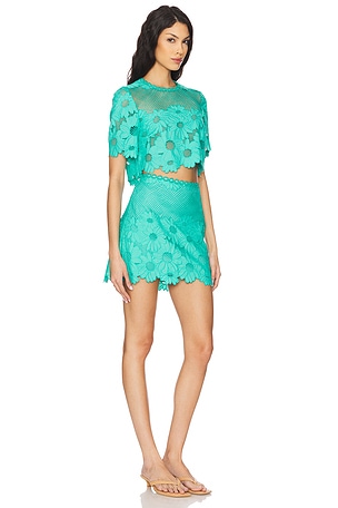 SAYLOR Seta Dress in Green