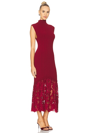 SAYLOR Dimitra Dress in Wine