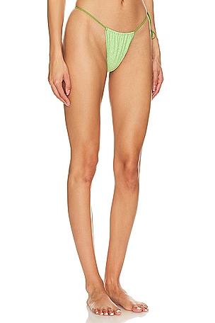 Seashell Joy Tie Side Bottom in Green