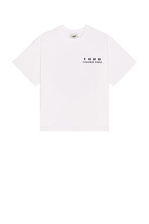 Siegelman Stable Printed Graphic Crop T-Shirt in White