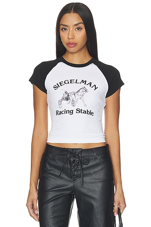 Short Sleeve Racing Stable Raglan Tee Siegelman Stable