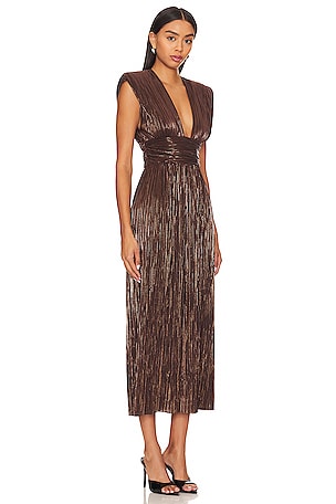 Sabina Musayev Tinka Dress in Brown
