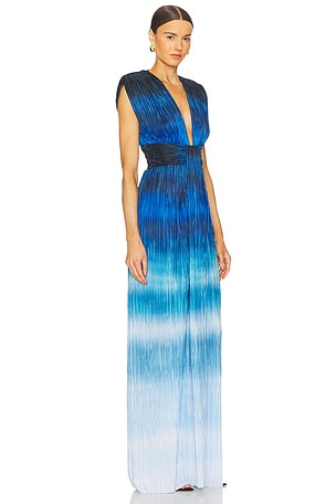 Sabina Musayev Emmeline Dress in Blue. Size XS. Also