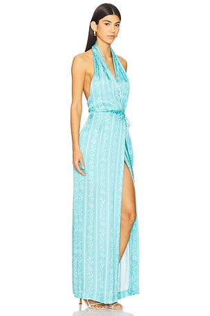 Sabina Musayev Alesia Dress in Blue