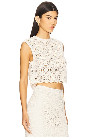 Sabina Musayev Debby Top in Ivory. Size XS. Also