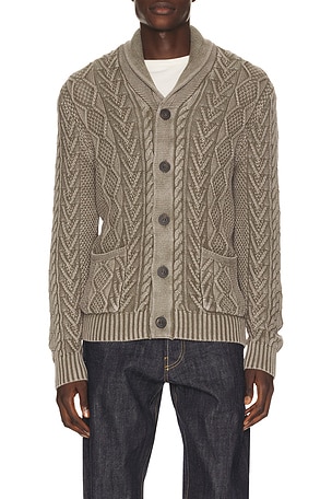Cable Knit Cardigan Schott