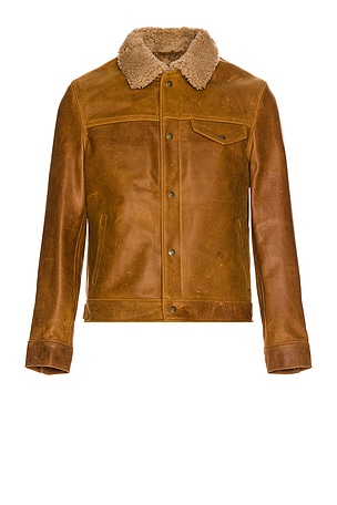 Waxy Vintage Buffalo Trucker Schott