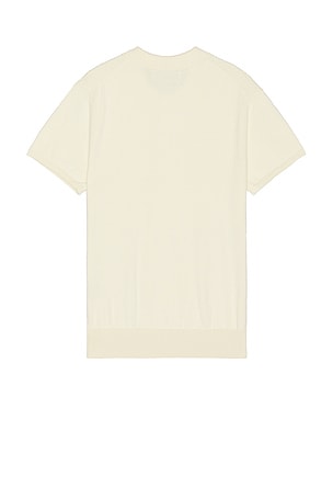 Schott Basket Weave Polo in White