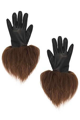 Frida Leather Gloves With Fur Trim Susanna Chow