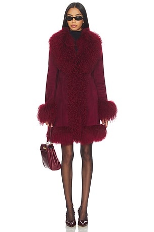 Dorothy Suede Midi Coat Susanna Chow