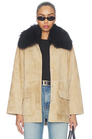 Raegan Suede Feild Jacket Susanna Chow