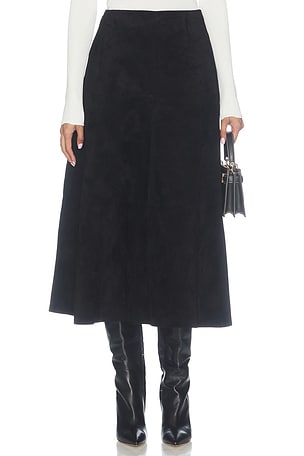 Alara Suede Maxi Skirt Susanna Chow