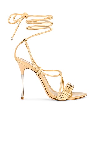Schutz Adeline Sandal in Light Nude REVOLVE
