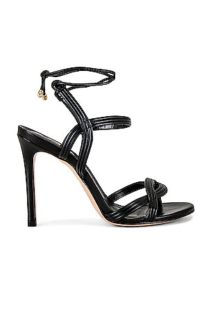 Alexander Wang Lucienne 105 Strappy Sandal in Metallic Navy