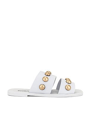 Schutz Lizzie Slide in White REVOLVE