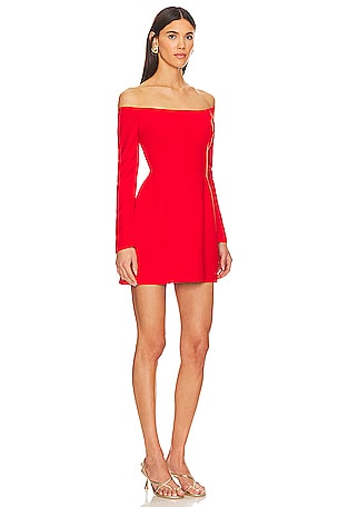 SELMACILEK Strapless Mini Dress in Red