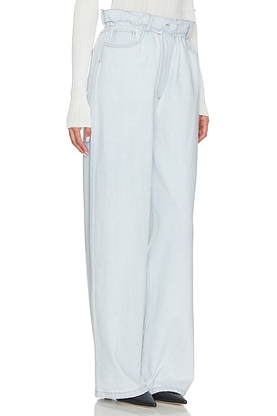 SELMACILEK PANTALON EN DENIM ARIA en Baby Bleu