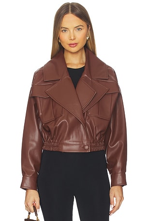 Lea Tan Leather Jacket SELMACILEK