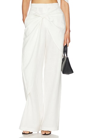 Knot High Waisted Pants SELMACILEK