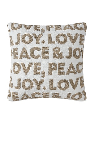 Love, Peace, And Joy Throw Pillow Sunday Citizen